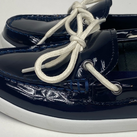 Cole Haan Navy Blue Nantucket Moccasin Boat Shoes Size - Picture 4 of 14
